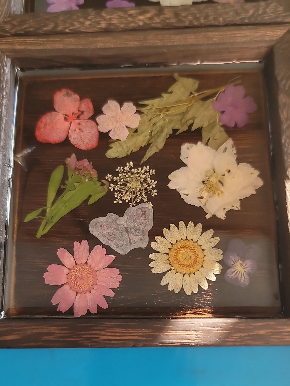 Floral Coaster/tray Set New - Picture 4 of 9